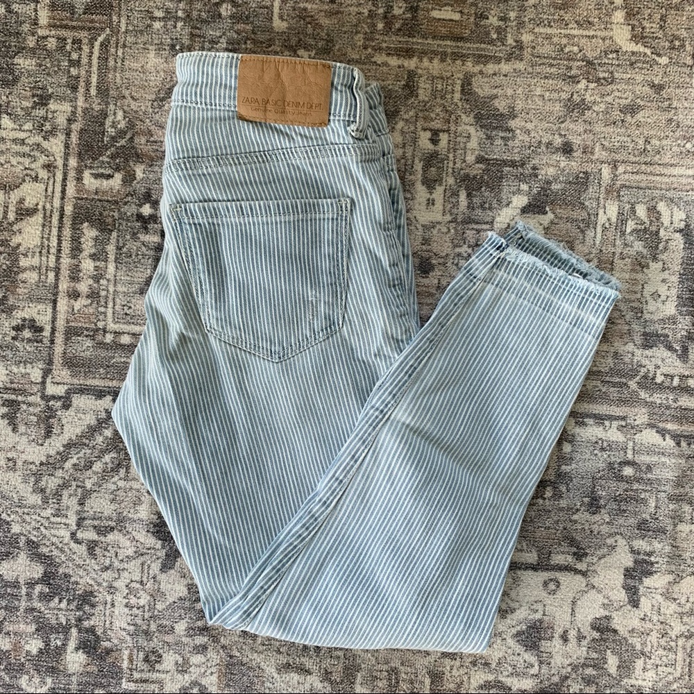 Zara classic 90s stripe jean’s
